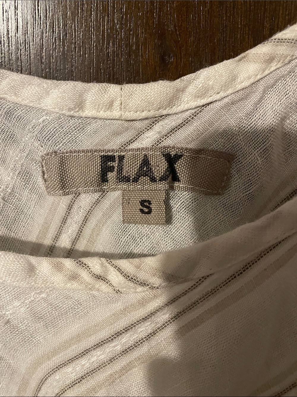 Flax White Textured Scoop Neck Tank - Picture 2 of 3